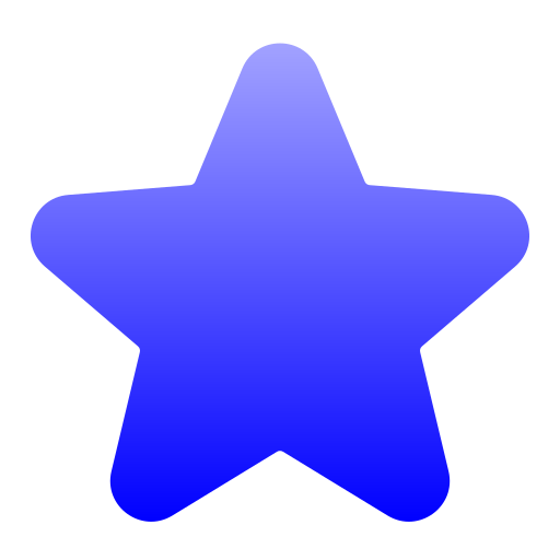 estrella Generic gradient fill icono