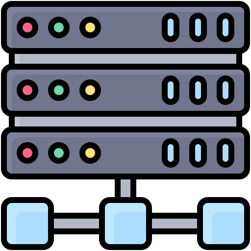 serwer Generic color lineal-color ikona