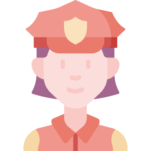 mujer policía Special Flat icono