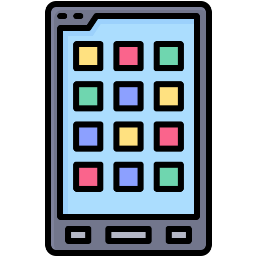 スマートフォン Generic color lineal-color icon