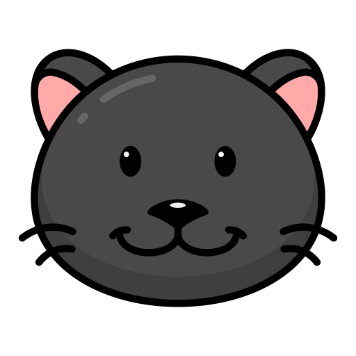 pantera negra Generic color lineal-color icono
