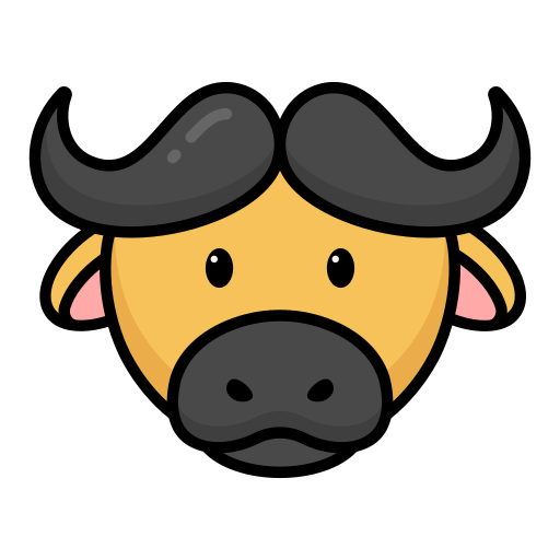 Buffalo Generic color lineal-color icon