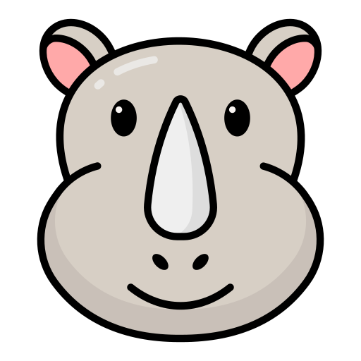 Rhino Generic color lineal-color icon