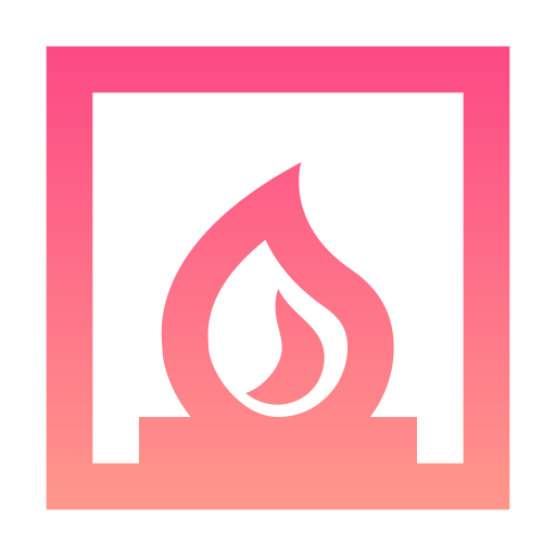 chimenea Generic gradient outline icono