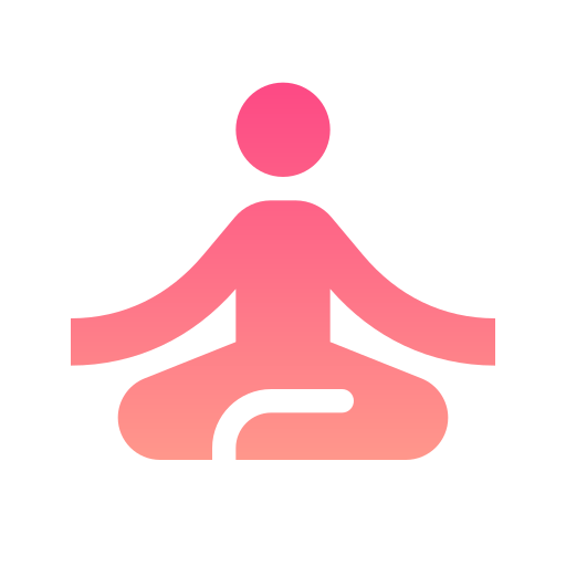 瞑想 Generic gradient outline icon