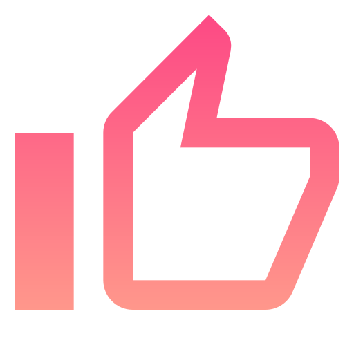 위로 Generic gradient outline icon
