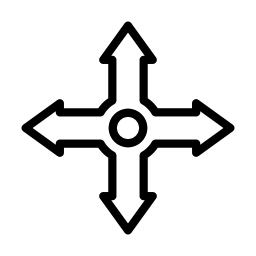 richtungspfeile Generic black outline icon