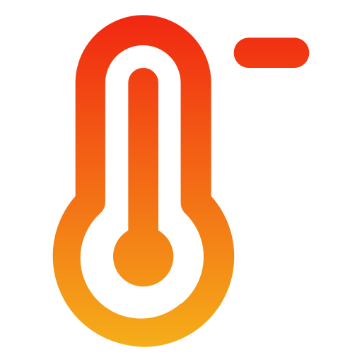 température Generic gradient outline Icône