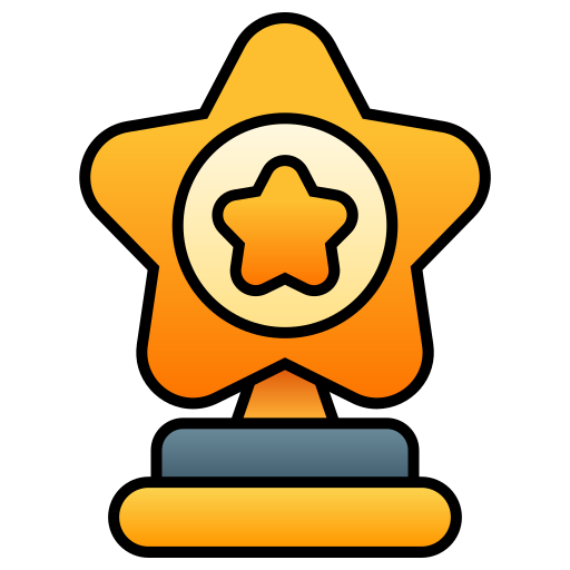 stella del trofeo Generic gradient lineal-color icona