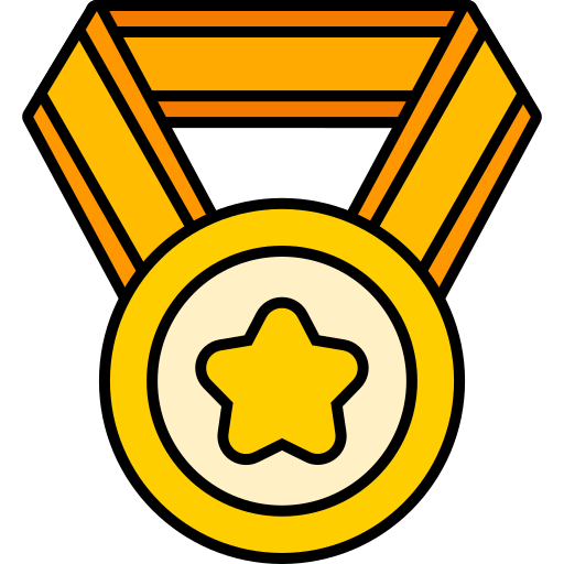 Значок медали Generic color lineal-color иконка