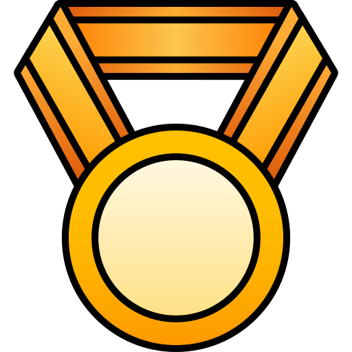 Ícone de medalha Generic gradient lineal-color Ícone