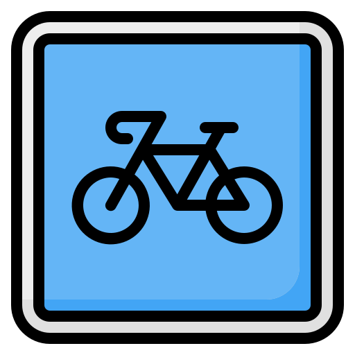 fahrradweg Generic color lineal-color icon