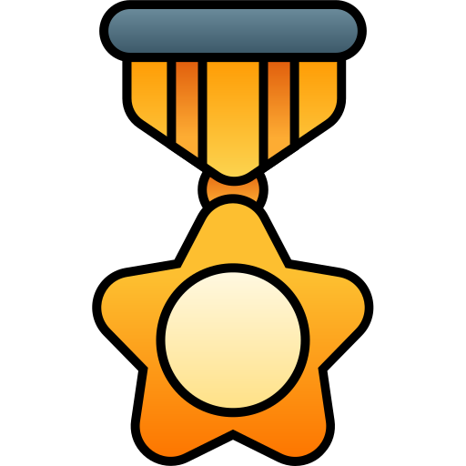 medaille icoon Generic gradient lineal-color icoon