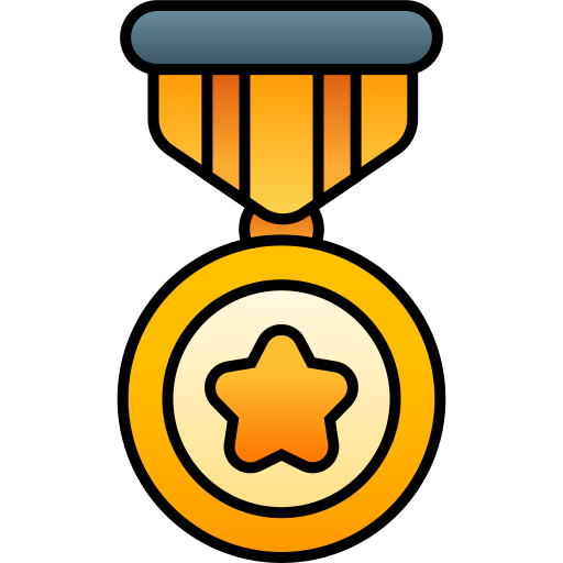 Ícone de medalha Generic gradient lineal-color Ícone