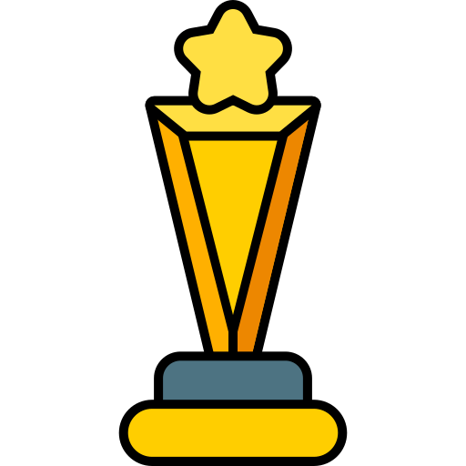estrella del trofeo Generic color lineal-color icono