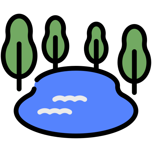 lago Generic color lineal-color icono