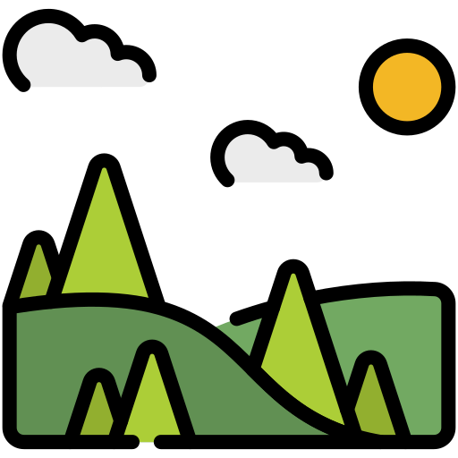 landschaft Generic color lineal-color icon