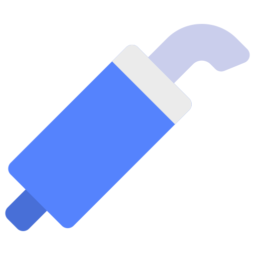 Exhaust pipe Generic color fill icon