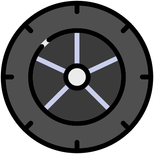 Tire Generic color lineal-color icon