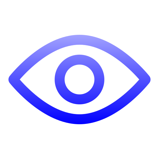 Глаз Generic gradient outline иконка