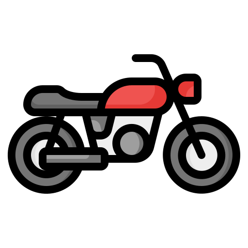 오토바이 Generic color lineal-color icon