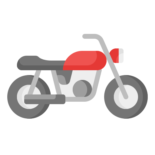 Мотоцикл Generic color fill иконка
