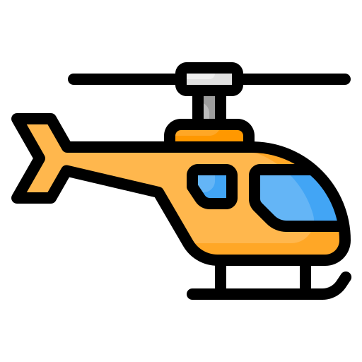 helikopter Generic color lineal-color icoon