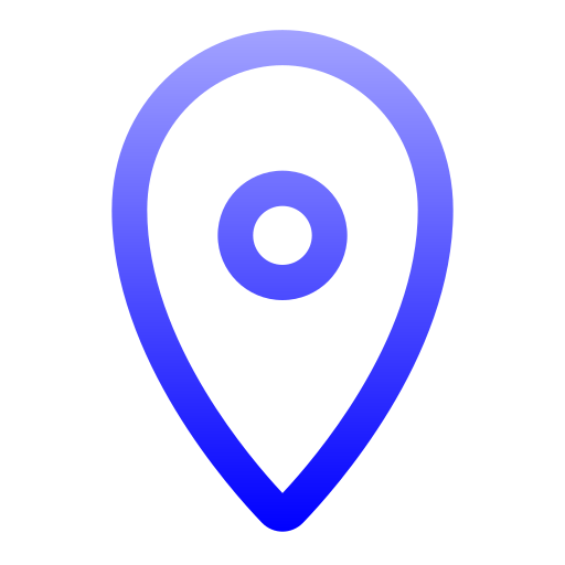 Location Generic gradient outline icon