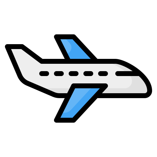 비행기 Generic color lineal-color icon