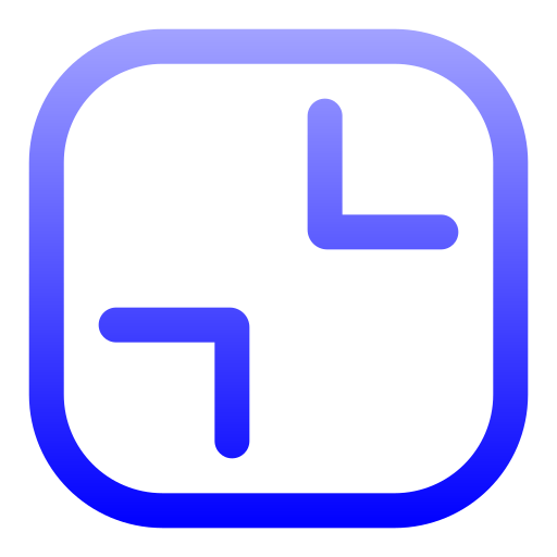 最小化する Generic gradient outline icon