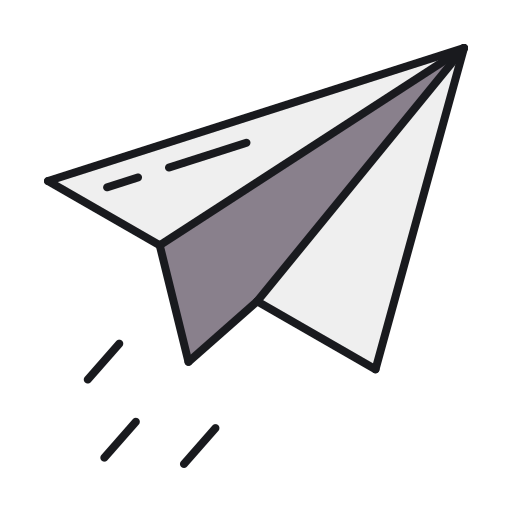 Paperplane Generic color lineal-color icon