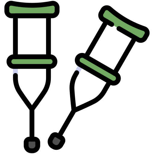 Crutches Generic color lineal-color icon