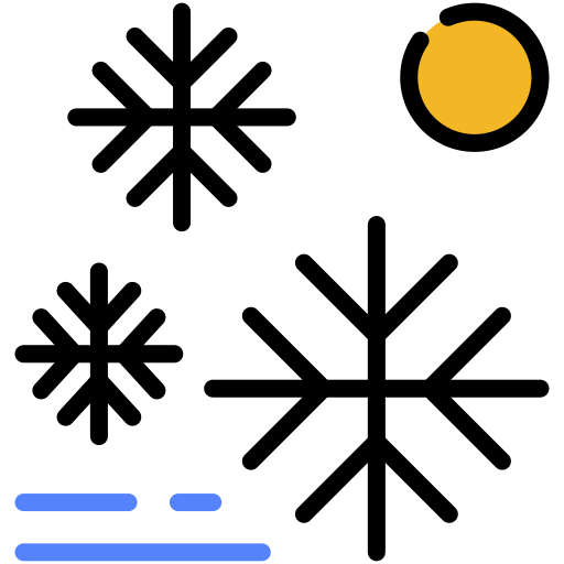 zima Generic color lineal-color ikona