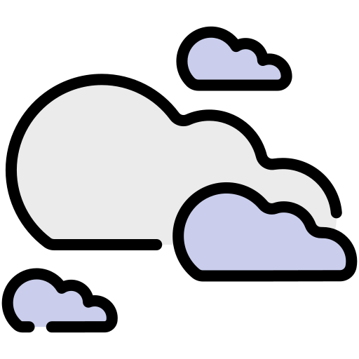曇り Generic color lineal-color icon