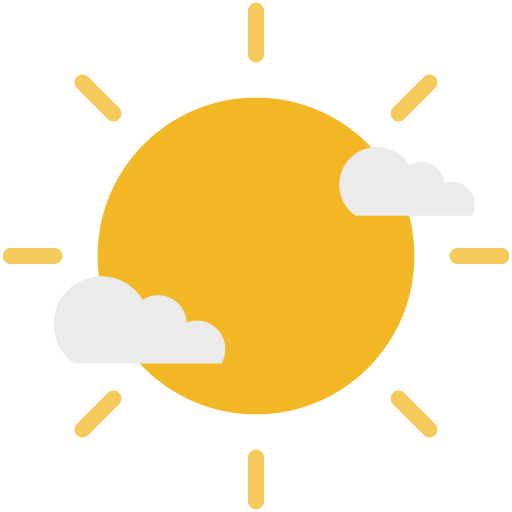 słoneczny Generic color fill ikona