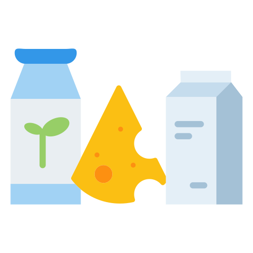 les produits laitiers Generic color fill Icône