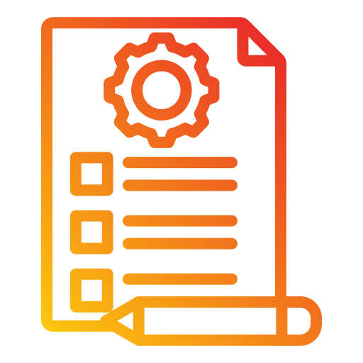 formulier Generic gradient outline icoon