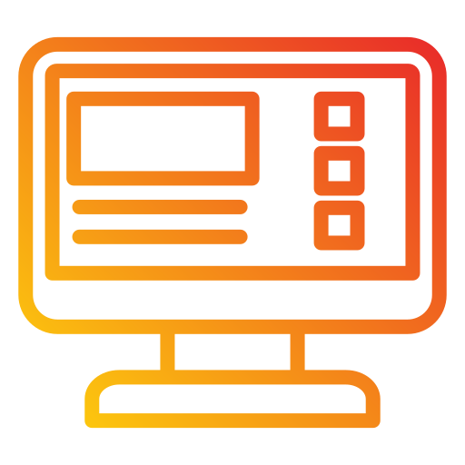 User interface Generic gradient outline icon