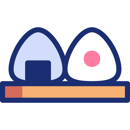 onigiri Basic Accent Lineal Color ikona