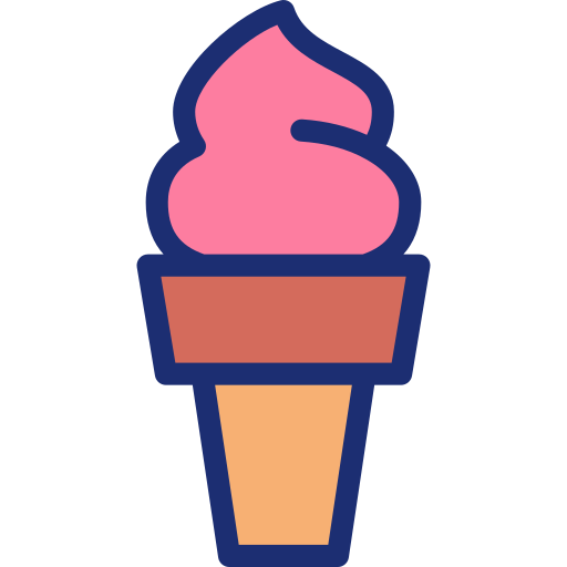 sorvete Basic Accent Lineal Color Ícone
