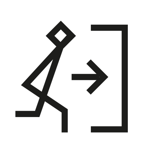 Emergency exit Generic outline icon