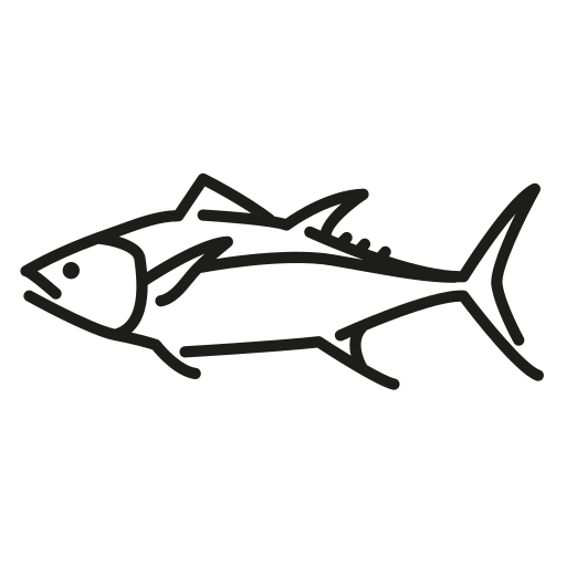 Blue fin tuna Generic outline icon