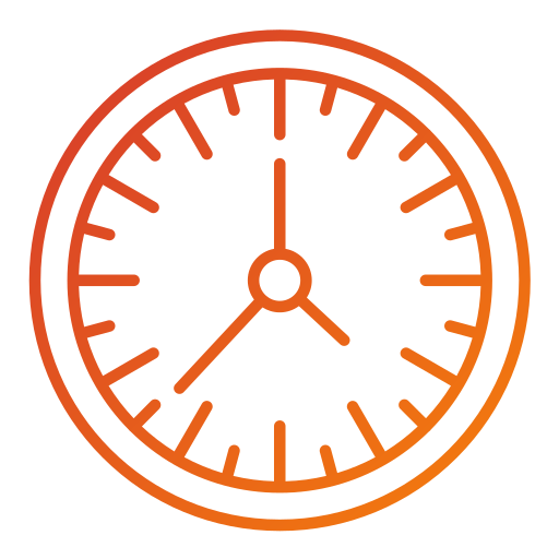 Clock Generic gradient outline icon