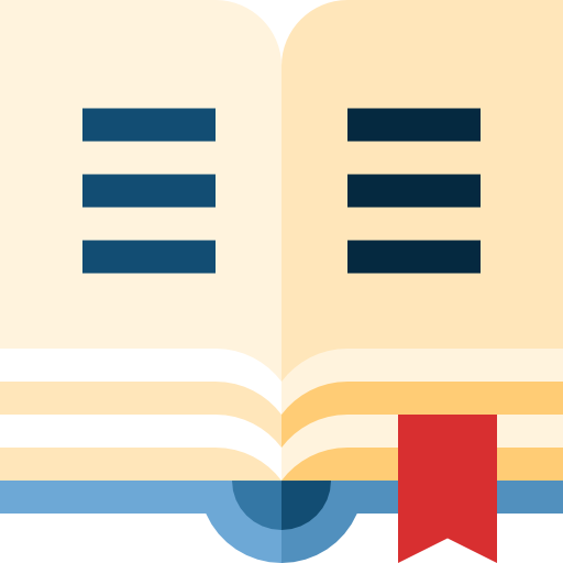 literatura Basic Straight Flat ikona