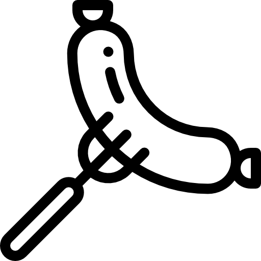 kiełbasa Detailed Rounded Lineal ikona
