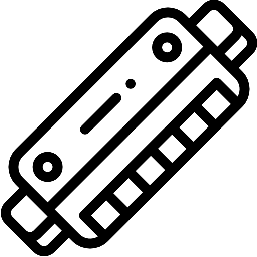 harmonijka Detailed Rounded Lineal ikona