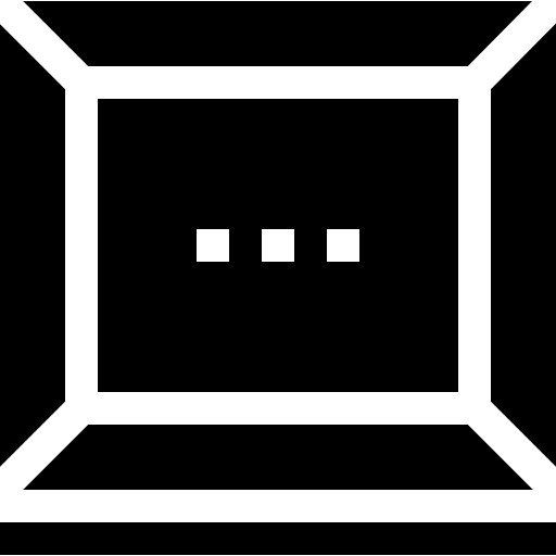 quadro-negro Basic Straight Filled Ícone
