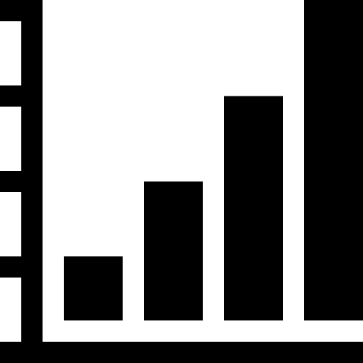 balkendiagramm Basic Straight Filled icon