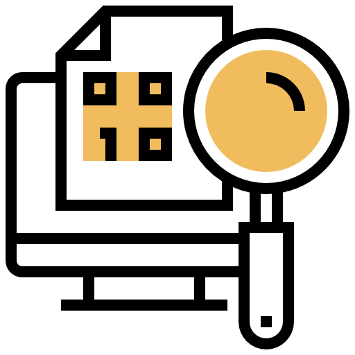 Binary code Meticulous Yellow shadow icon