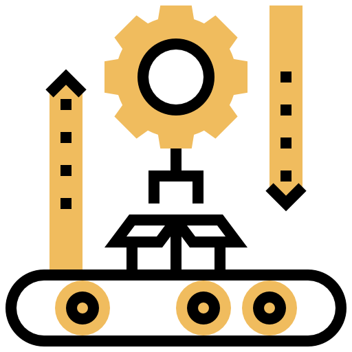 Industrial Meticulous Yellow shadow icon